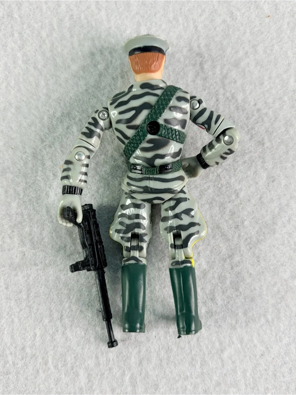 Vintage Lanard The Corps Action Figure 1988 Great Camo Captain With Weapon